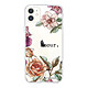 LaCoqueFrançaise Coque iPhone 11 360 intégrale transparente Motif Amour en fleurs Tendance Coque iPhone 11 360 intégrale transparente Amour en fleurs Tendance