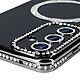 Avis Avizar Coque Diamant pour Samsung Galaxy A35 MagSafe Contour Strass Noir