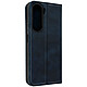 Avizar Étui pour Honor 90 Lite Portefeuille Motif Croisillon CrossWeave Wallet bleu - Étui portefeuille conçu pour votre Honor 90 Lite, collection CrossWeave Wallet