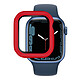 Avis Avizar Coque Apple Watch Serie 7 (41mm) Rigide Finition Soft-touch Enkay rouge