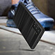 Avizar Coque Noir Carbone pour Samsung Galaxy Note 10 pas cher