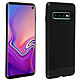 Avizar Coque Noir Carbone pour Samsung Galaxy S10 Coque Noir finition carbone Samsung Galaxy S10