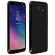 Avizar Coque Galaxy A6 coque silicone gel protection Dos Antitraces Noir Coque souple spécialement conçue pour Samsung Galaxy A6