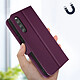 Avizar Étui Sony Xperia 10 IV Clapet Portefeuille Support Vidéo Dragonne  violet pas cher