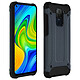 Avizar Coque Xiaomi Redmi Note 9 Design Relief Bi-matière Antichute bleu nuit Coque de protection spécialement conçue pour Xiaomi Redmi Note 9