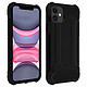 Avizar Coque Apple iPhone 11 Design Relief Bi-matière Robuste Antichute 1,8m noir Coque de protection spécialement conçue pour Apple iPhone 11, Defender II.