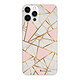 LaCoqueFrançaise Coque iPhone 12/12 Pro 360 intégrale transparente Motif Marbre Rose Tendance Coque iPhone 12/12 Pro 360 intégrale transparente Marbre Rose Tendance