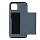 Avizar Coque iPhone 13 avec Rangement Carte Coulissant Antichoc Defender Bleu nuit Coque spécialement conçue pour votre iPhone 13