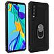 Avizar Coque Huawei P30 Bi matières Bague Support Vidéo noir - Coque de protection spécialement conçue pour le Huawei P30, Noir