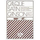 CANSON Bloc papier calque satin lisse, 90 g/m2, 50 feuilles Papier calque