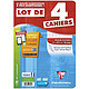 CLAIREFONTAINE Lot de 4 Cahiers Piqués A4 96 pages 90g Séyès Cahier