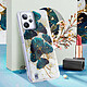 Avis Avizar Coque pour Realme C31 Silicone Semi-rigide Design Feuilles avec Paillettes  Multicolore