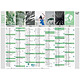 QUO VADIS Calendrier mural 'Equology' 430 x 335 mm 2 faces 14 mois Calendrier mural