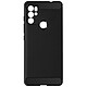 Avizar Coque Motorola Moto G60s Souple Coins Renforcés Carbone Effet Brossé Noir Coque de protection noire spécialement conçue pour Motorola Moto G60s