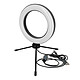 Avizar Ring Light 15.5cm avec 3 Eclairages avec Mini-trépied Câble USB 2m Télécommande Ring Light 15.5cm Trépied