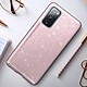 Avis Avizar Coque Samsung Galaxy S20 FE Paillette Amovible Silicone Semi-rigide rose