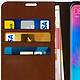 Avizar Etui folio Camel Cuir véritable pour Huawei P30 Pro pas cher