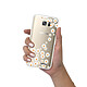 Evetane Coque Samsung Galaxy S7 360 intégrale transparente Motif Marguerite Tendance pas cher