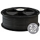 FormFutura EasyFil PLA noir (black) 2,85 mm 2,3kg Filament PLA 2,85 mm 2,3kg - Une marque éprouvée, Facile d'impression, Fabrication UE, Pour les applications esthétiques ou de validation de forme