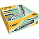 BIC Marqueur Permanent MARKING ONYX 1591 MAXI Pointe Biseau 2,7 à 6,2 mm Noir x 12 Marqueur permanent