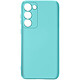 Avizar Coque pour Samsung Galaxy S23 Silicone Semi-rigide Finition Douce au Toucher Fine  Turquoise - Coque de protection, collection Fast Cover, spécialement conçue pour votre Samsung Galaxy S23