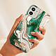 Avis iDeal of Sweden Coque pour iPhone 12 Mini Marbré Luxe Ultra fine Golden Jade Marble Vert Foncé