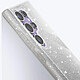 Avizar Coque pour Samsung S24 Ultra Paillette Silicone Semi rigide Fine Argent pas cher