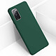 Avizar Coque Galaxy S20 FE Semi-rigide Soft Touch Compatible QI vert - Coque de protection spécialement conçue pour Samsung Galaxy S20 FE.