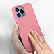 Acheter Avizar Coque iPhone 13 Pro Max Silicone Semi-rigide Finition Soft-touch rose