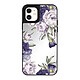 LaCoqueFrançaise Coque iPhone 12 Mini miroir Pivoines Violettes Design Coque iPhone 12 Mini miroir Pivoines Violettes Design