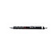 ROTRING Stylo Bille Rétractable Tikky Pointe Moyenne Corps Noir Encre bleue Stylo à bille