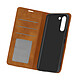 Avizar Housse Samsung Galaxy S21+ Soft-touch Portefeuille Support Vidéo Marron - Housse de protection élégante de la Collection Forwenw, spécialement conçue pour Samsung Galaxy S21 Plus.