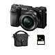 SONY ALPHA 6100 NOIR + 16-50 + Sac + SD 8 Go PROMO GARANTIE 3 ans. MATERIEL PROVENANCE SONY FRANCE. Emballage securisé de vos commandes. Livré avec Facture dont TVA.