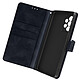 Avizar Étui pour Samsung Galaxy A52 A52 5G et A52s Effet Crocodile Clapet Portefeuille et Support Vidéo Bleu Nuit Etui folio Bleu Nuit en Eco-cuir, Galaxy A52s