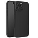 Avizar Coque pour iPhone 16 Pro Silicone Souple Design Fin Léger Noir Sa finition sobre et raffinée confère à votre téléphone une allure élégante et sophistiquée