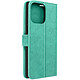 Avizar Étui Mandala Fleur pour iPhone 14 Pro Max Portefeuille Support Vidéo  Vert Un étui à motif mandala fleur, pour apporter une protection estivale et bohème à votre iPhone 14 Pro Max