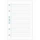 EXACOMPTA Recharge accessoire Exatime 21 travers blanc 32 feuillets 210x142 mm Accessoire pour organiseur