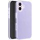 Avizar Coque pour iPhone 16 Plus Antichoc Intérieur Doux Bord Surélevé Violet Clair Bi-matière réalisée en silicone et polycarbonate rigide conçue pour absorber les chocs et protéger votre téléphone des chutes et impacts