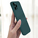 Avis Avizar Coque pour iPhone 16 Pro Max Silicone Finition Mate Soft Touch Vert Foncé