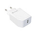 Muvit Chargeur Secteur 1 USB 2,4A 12W 100% Recyclable Blanc Une puissance de sortie de 2,4A - 12W et 5V