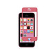 MOSHI Protection iVisor Glass iPhone 5/5S/5C Rose Protection d'écran en verre renforcé rose