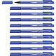 STABILO Stylo feutre pointMax pointe moyenne 0.8mm bleu x 10 Crayon feutre