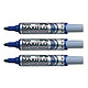 PENTEL Marqueur pour tableau blanc MAXIFLO MWL5M Bleu x 3 Marqueur pour tableaux blancs