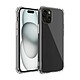 Acheter Evetane Coque iPhone 15 Antichoc Silicone bords renforcés + 2 Vitres en verre trempé Protection écran