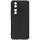 Avizar Coque pour Honor 90 Silicone Souple Finition Soft Touch Mate  Noir Coque liant la simplicité à l'élégance, série Classic Case Mat noir, conçue pour Honor 90