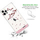 Avis Evetane Coque iPhone 12/12 Pro anti-choc souple angles renforcés transparente Motif Chute De Fleurs