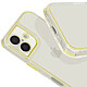 Avizar Coque pour iPhone 16 Coins Antichoc Bumper Jaune pas cher