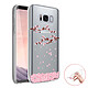 Evetane Coque Samsung Galaxy S8 360 intégrale transparente Motif Chute De Fleurs Tendance Coque Samsung Galaxy S8 360 intégrale transparente Chute De Fleurs Tendance