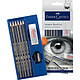 FABER-CASTELL Set de dessin Goldfaber graphite 8 pièces Crayon