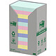 POST-IT Bloc-note adhésif Recycling, 51 x 38 mm, 4 couleurs Notes repositionnable